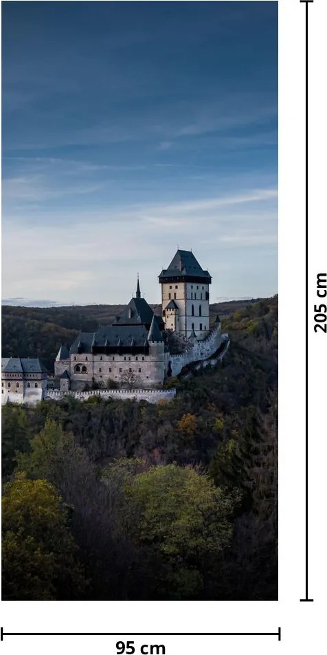 Fototapet pentru ușă - Karlštejn (95x205cm)