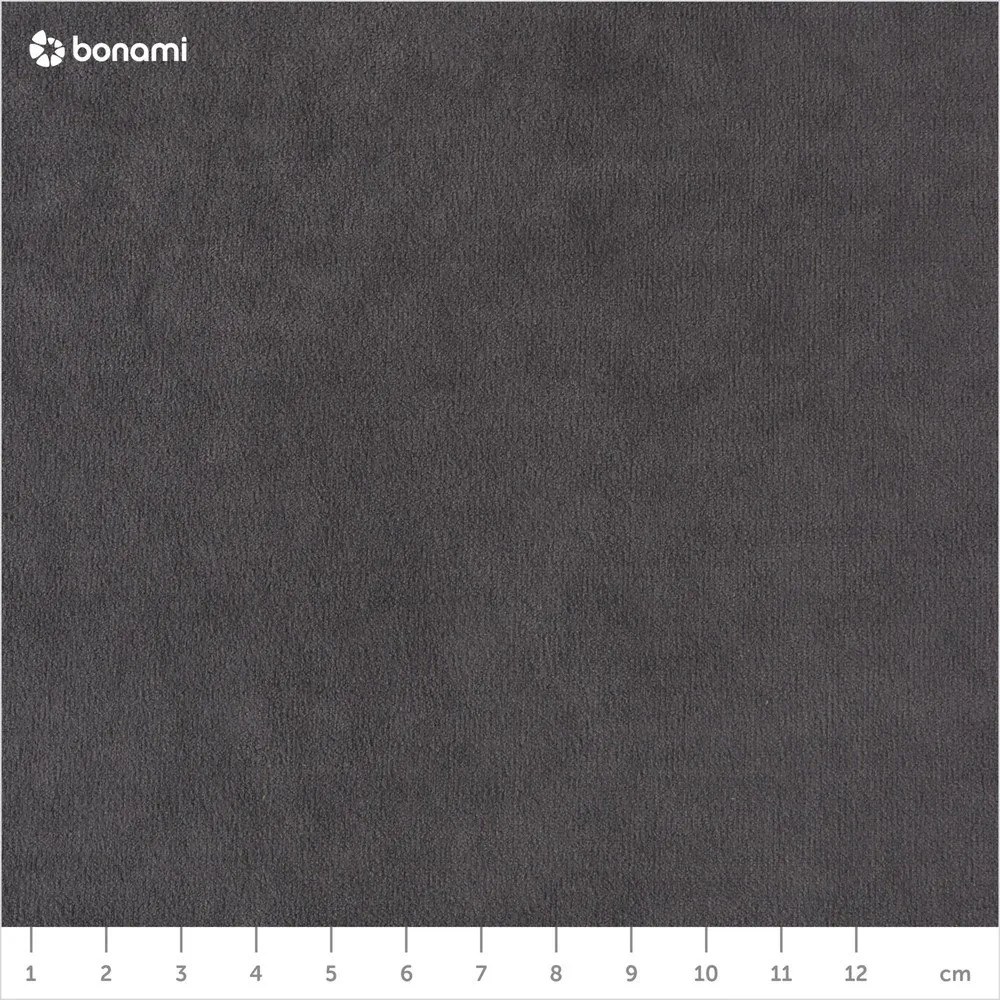 Colțar gri închis extensibil cu tapițerie din catifea (cu colț pe partea stângă ) Sweet Harmony – Miuform