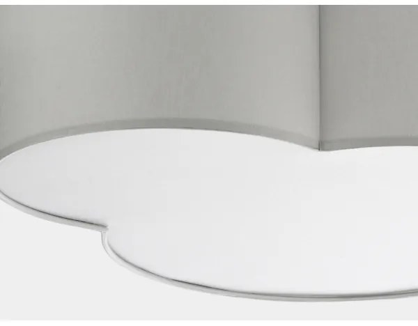 Plafonieră pentru copii CLOUD 4xE27/15W/230V gri