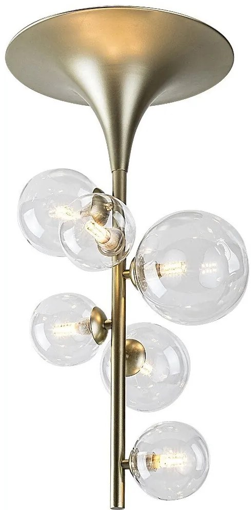 Lustra aplicata cu 6 surse de lumina Aslov