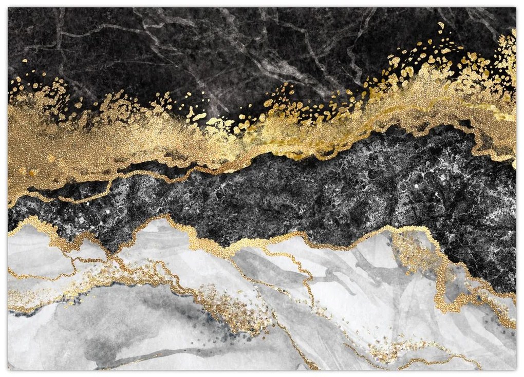 Tablou pe sticlă - Marmură (70x50 cm)