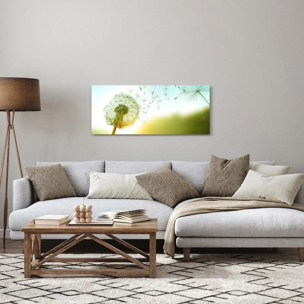 Tablou - Păpădia în vânt (120x50 cm)