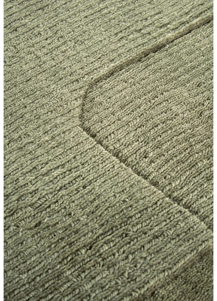 Covor verde țesut manual din lână 80x150 cm Charlotte – Villeroy&amp;Boch