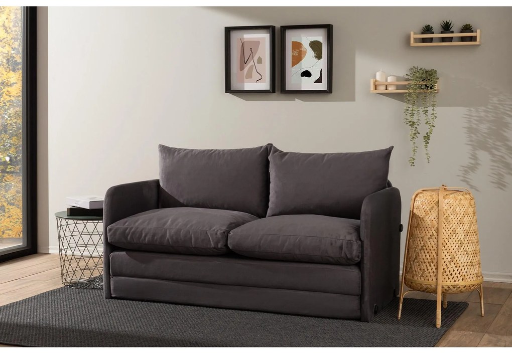 Canapea extensibilă Sagoretti XL (gri). 1107019