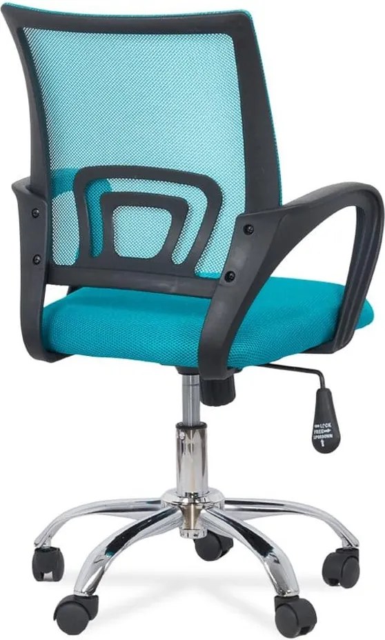 Scaun de birou din mesh OFF 619 turcoaz
