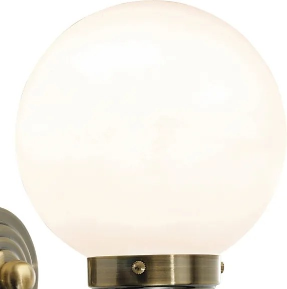 Där Lighting BAR0775 - Aplica de perete pentru baie BARCLAY 1xE14/40W/230V IP44 alamă