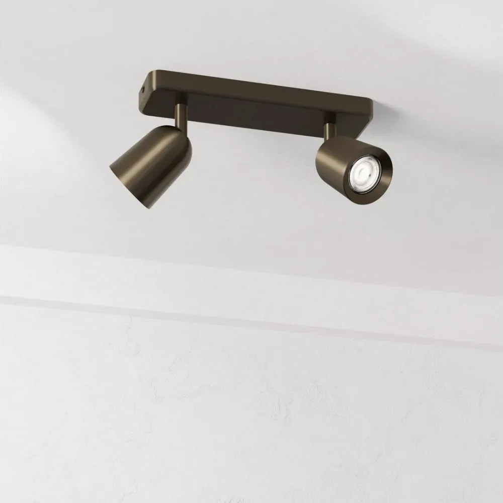 Eglo 901949 - Spot CAMALDOLI 2xGU10/10W/230V bronz