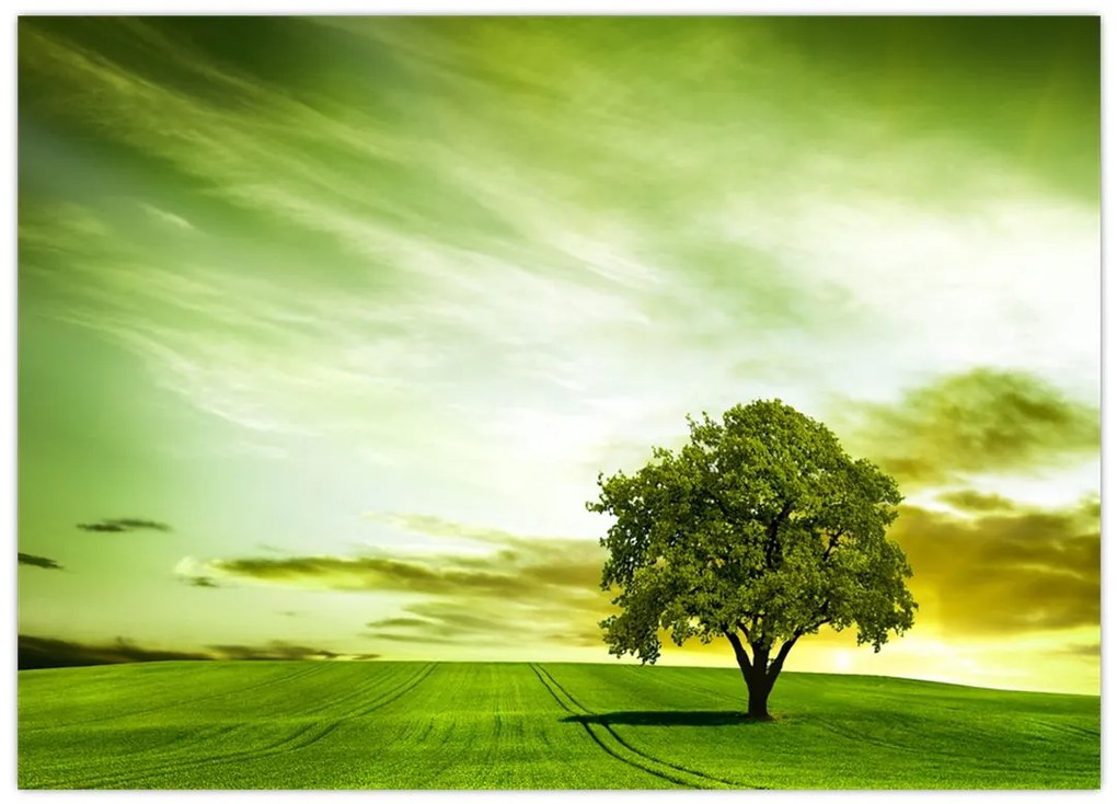 Tablou pe sticlă - Copacul vieții (70x50 cm)