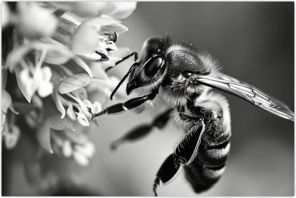 Tablou - Detaliu de albină (90x60 cm)