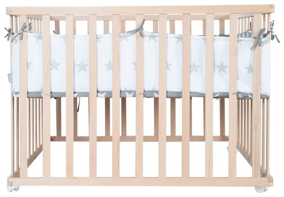 Țarc pentru copii în culoare naturală 100x100 cm – Roba