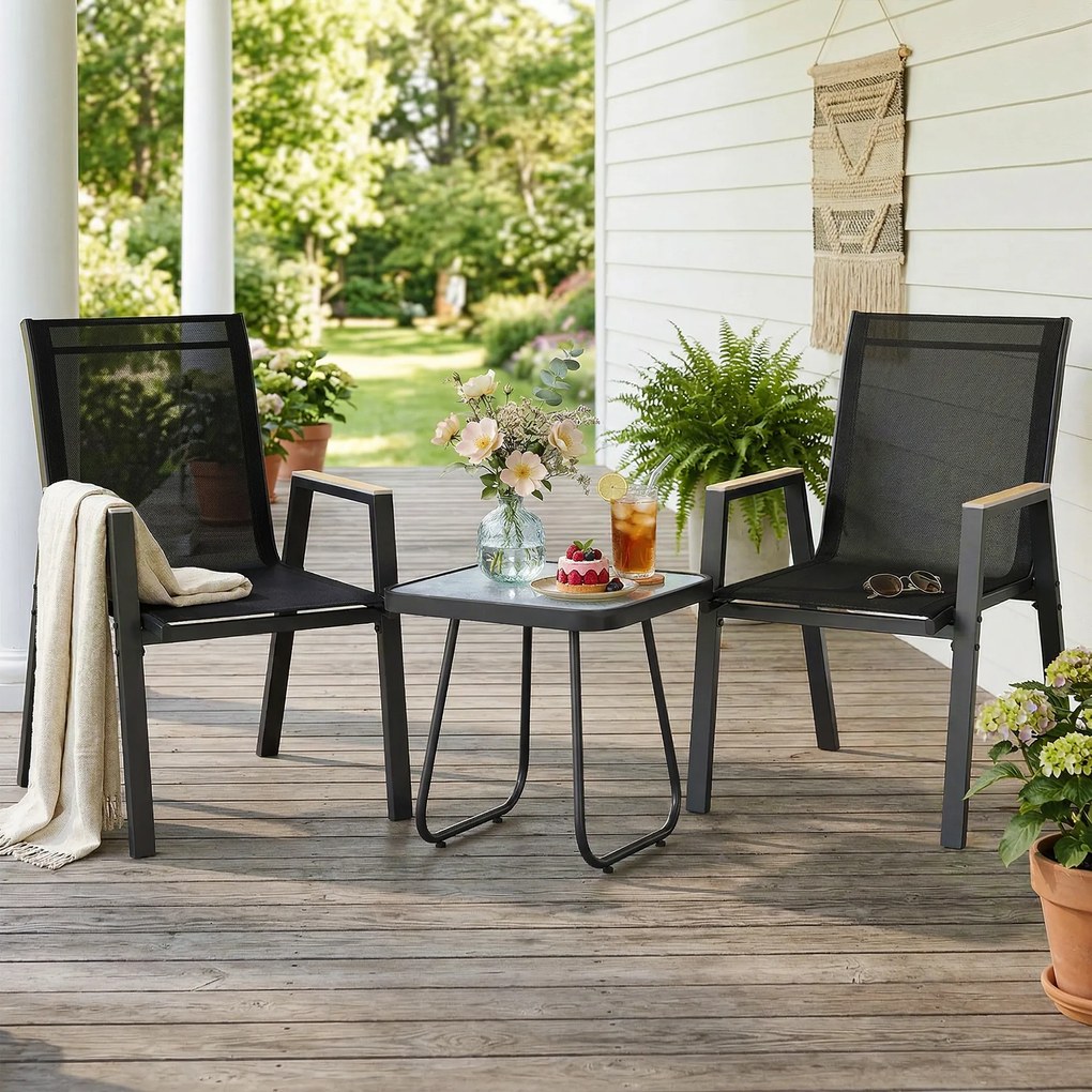 Outsunny set bistro terasă elegant | Aosom Romania