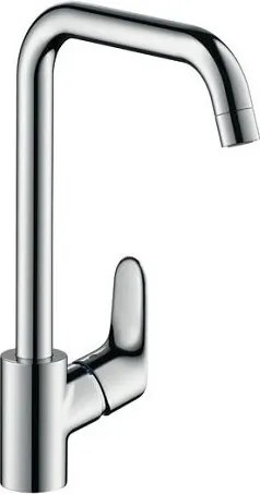 Baterie bucatarie Hansgrohe Focus cu pipa rotativa crom
