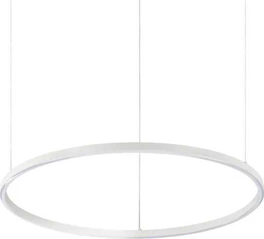 Ideal Lux - Lustră LED suspendată pe cablu ORACLE SLIM, 37W, 230V, 3000K, Ø 70 cm, albă