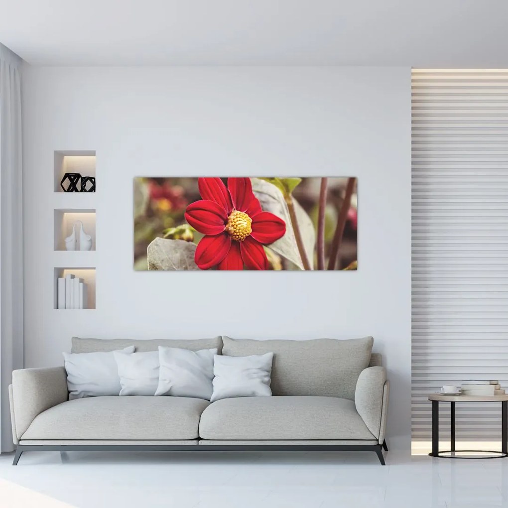 Tablou cu floare (120x50 cm)