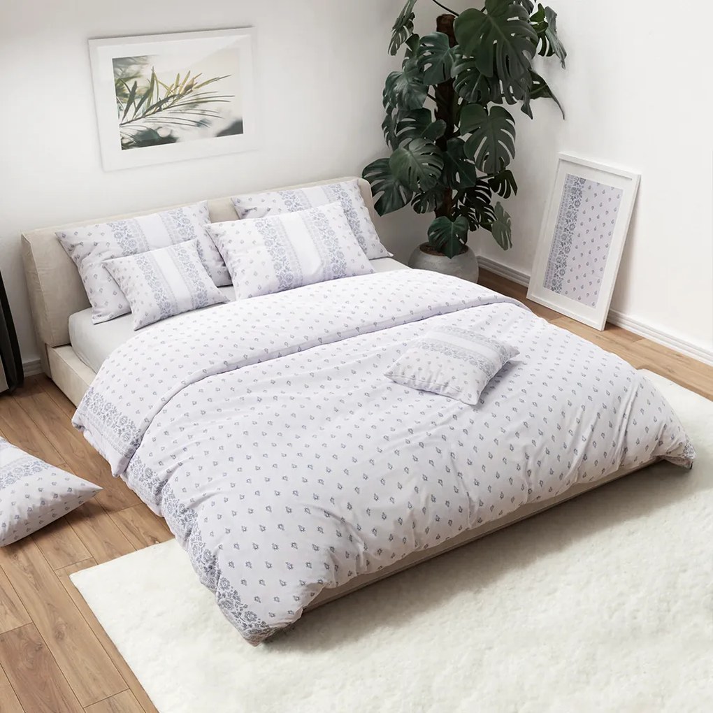 Lenjerie de pat din bumbac NOEL alb Dimensiune lenjerie de pat: 70 x 90 cm | 140 x 200 cm