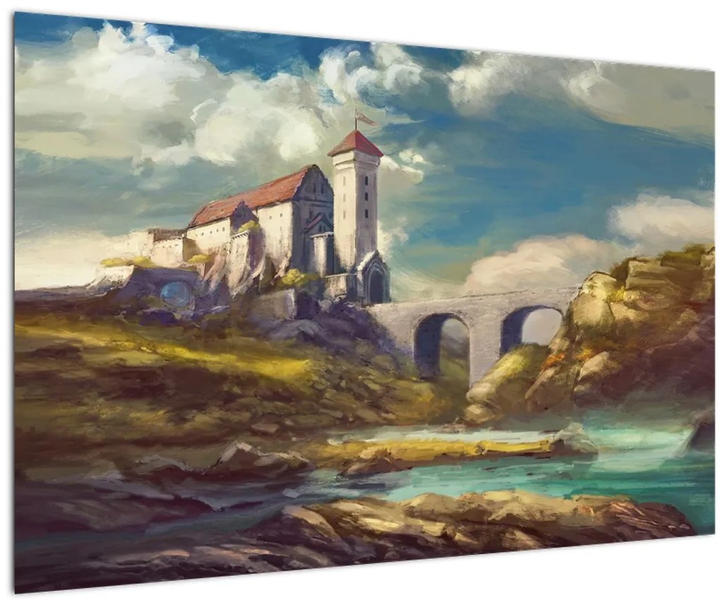 Tablou - Castelul medieval (90x60 cm)