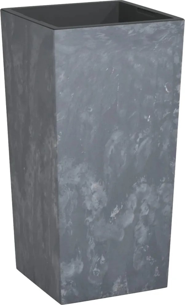 vidaXL Jardinieră cu interior detașabil, gri, 21/49 L, PP aspect beton