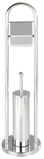 Set WC VASTO WENKO 16993100, 22 x 81 cm, inox/argintiu