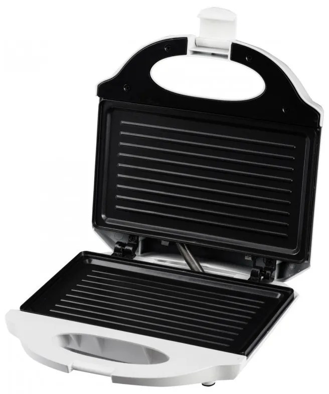 Sandwich maker Rosberg R51442L, 750W, Grill placi antiaderente, Alb