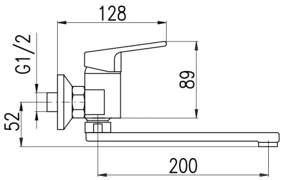 RAV Slezák COLORADO CO101.5/23Z - baterie pentru lavoar, aurie lucioasă