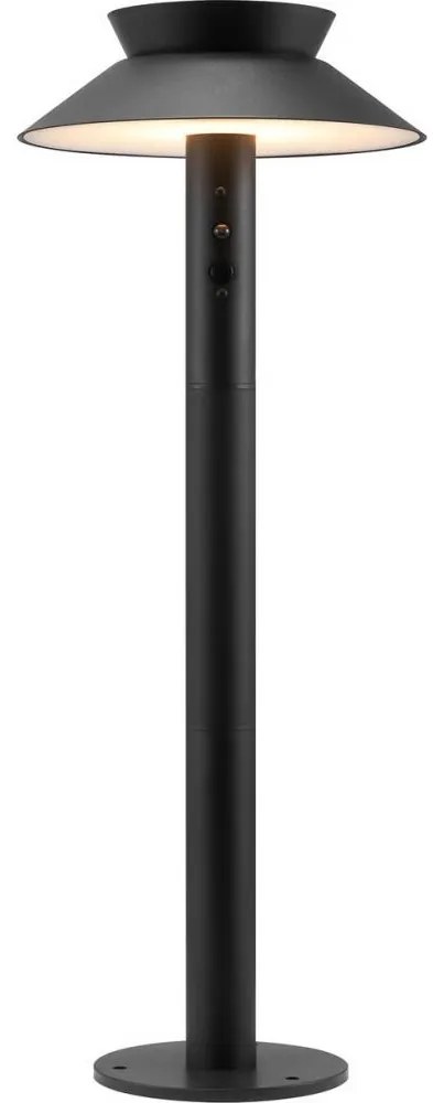 Nordlux - Lampă solară LED cu senzor, 5 W, 3,7 V, IP44, negru