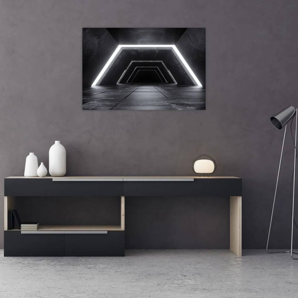 Tablou - Tunel futurist (90x60 cm)