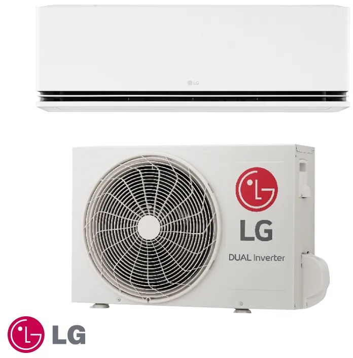 Aparat de aer conditionat inverter LG New Deluxe H18S1D.NS1 + H18S1D.U18, 18 000BTU, 37 m², A++/A+, R-32, Alb