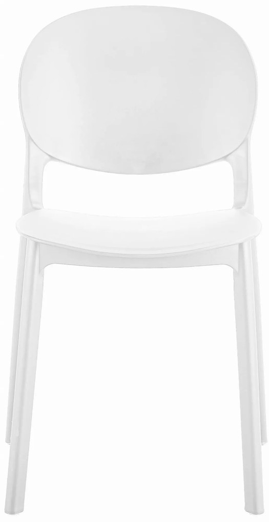 Scaun din plastic alb RAWA