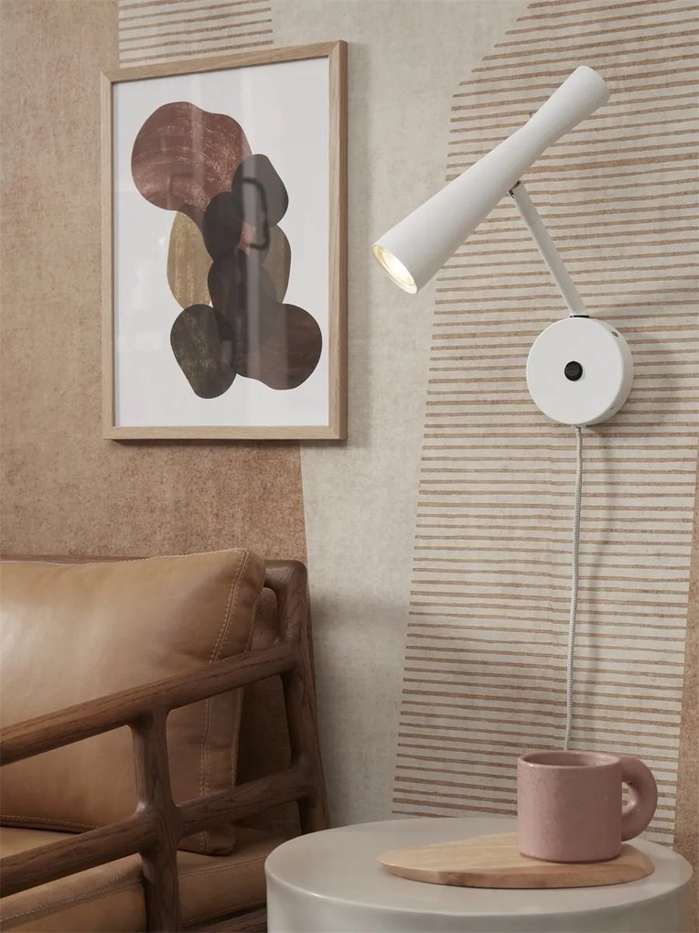 Aplica de perete design modern Bordeaux alba
