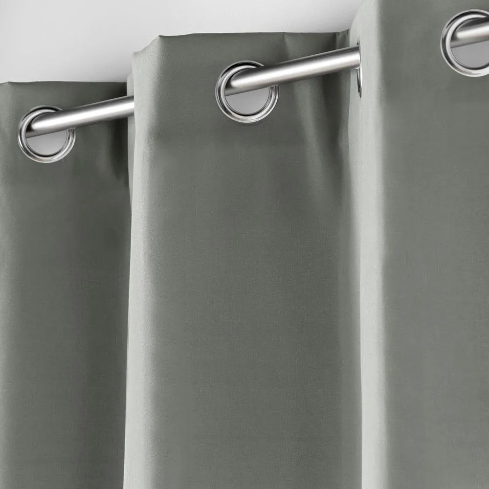 Draperie gri termoizolantă, antifonică din microfibră 135x180 cm Micropolar – douceur d'intérieur