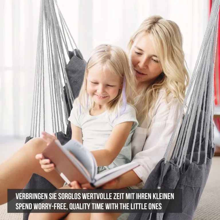 MIADOMODO Balansoar suspendat, antracit