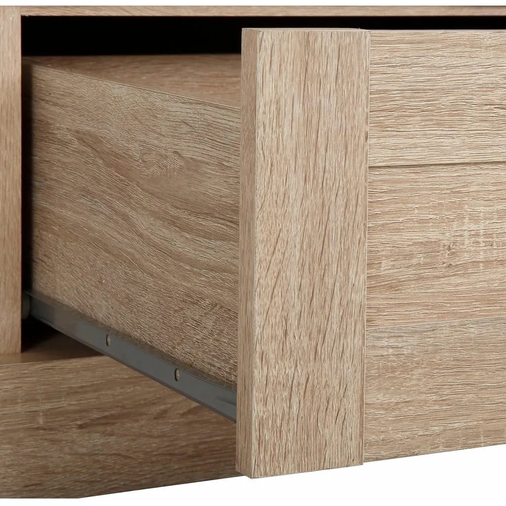 Șifonier în culoare naturală cu aspect de lemn de stejar 60x180 cm Binz – Støraa