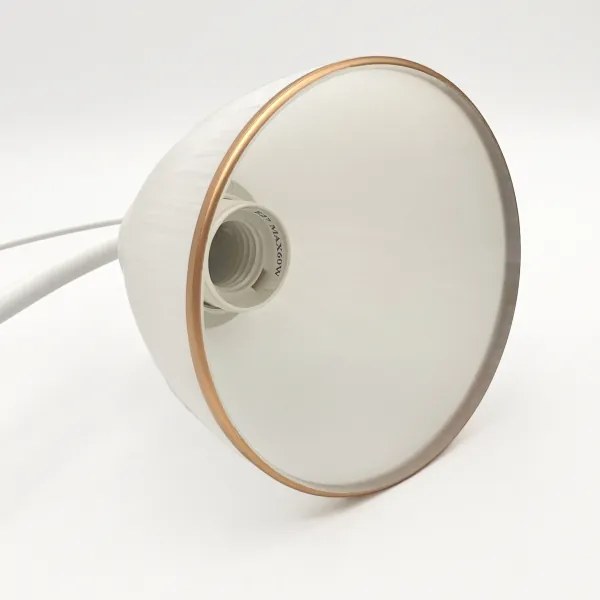 Lustră pe lanț RETRO 2xE27/60W/230V alb mat