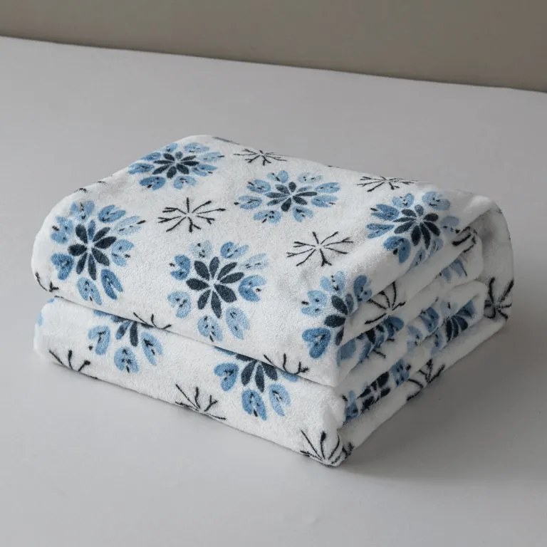 Patura cocolino ICY FLAKES, alba Dimensiune: 200 x 220 cm