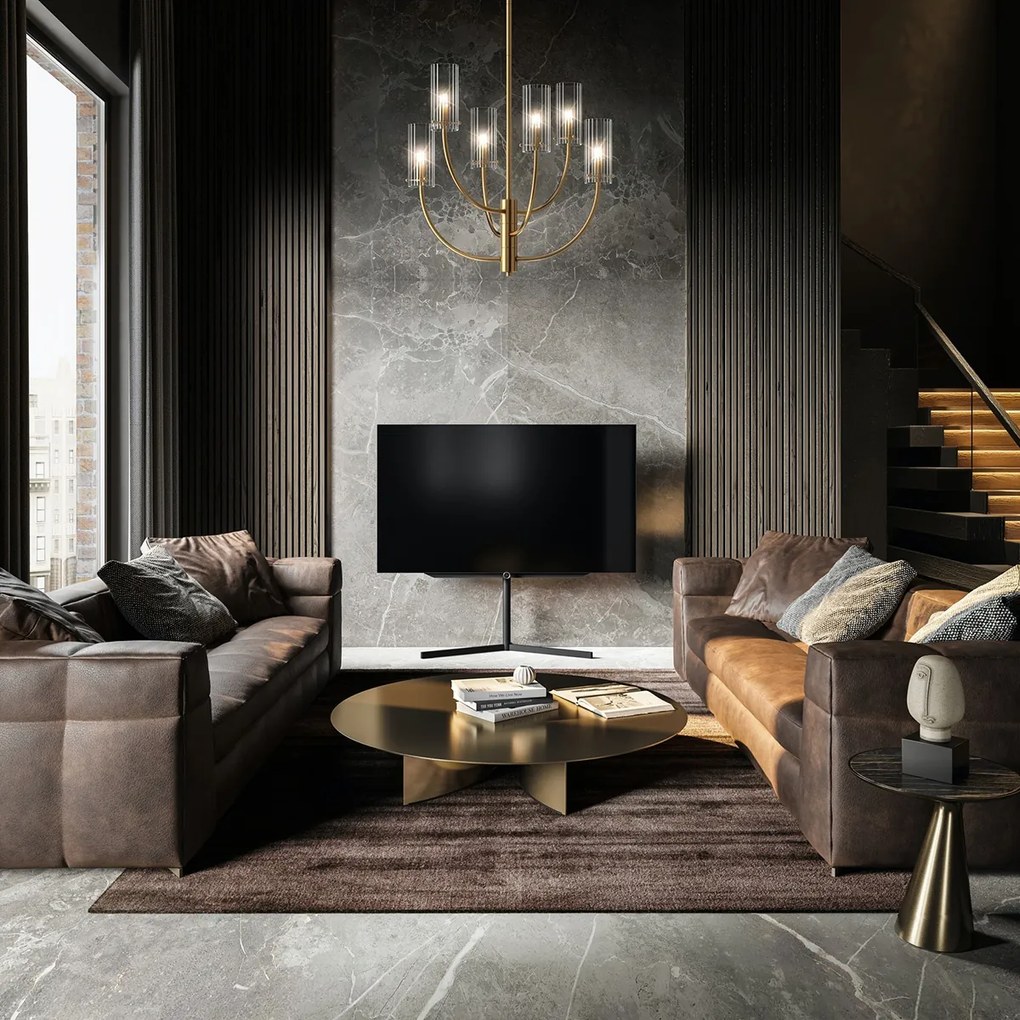 Lustra, Candelabru modern in stil retro Arco