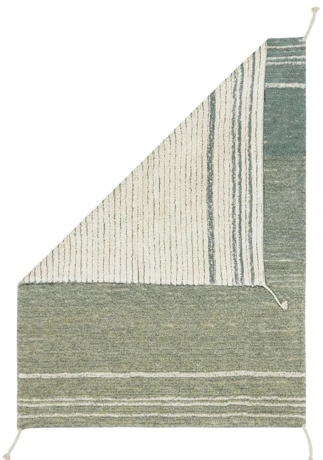 Covor verde/albastru din bumbac 170x240 cm Twin Vintage – Lorena Canals