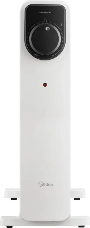 Calorifer cu ulei Midea MHO2311MCPW, 2300 W, 20 m², 11 elemenți, 3 trepte, Termostat manual, cronometru, Alb