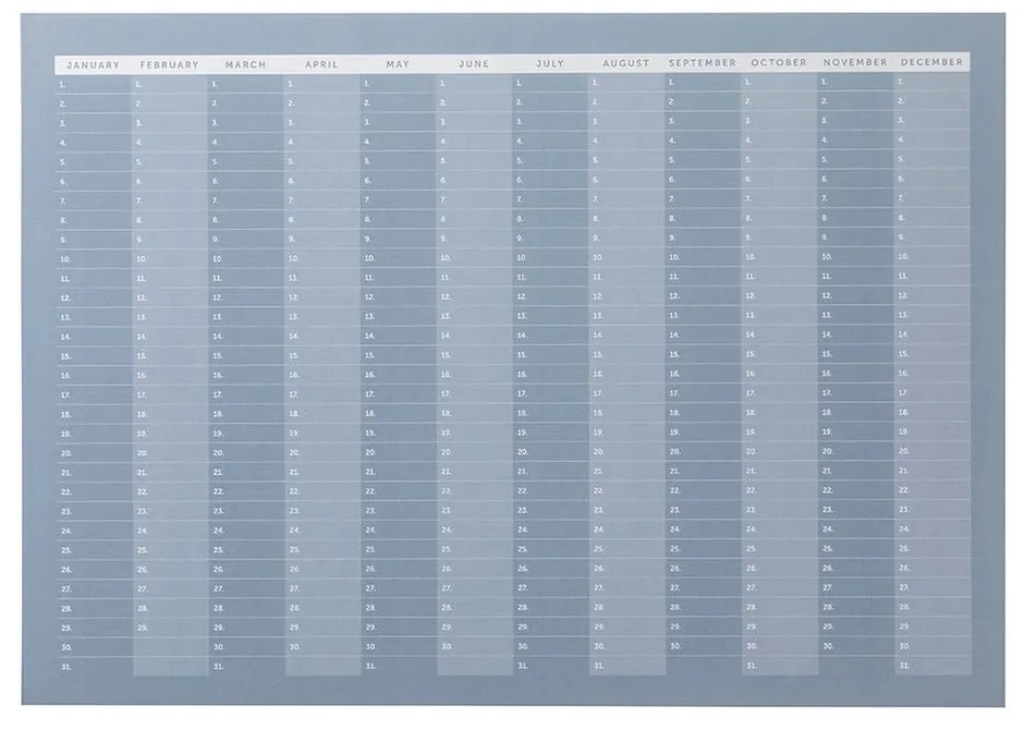 Planificator de hârtie A3 Busy B, 36 pagini