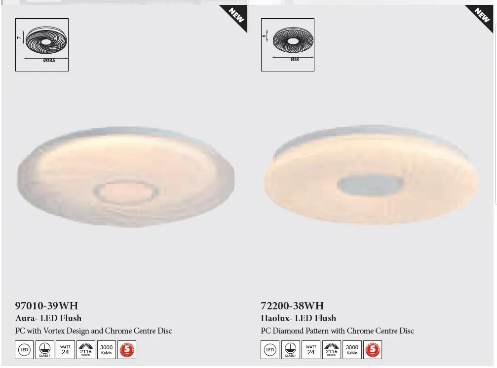 Plafoniera LED design modern Halolux