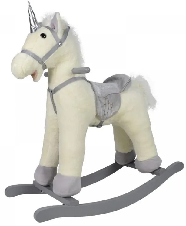 Infantastic Unicorn balansoar, 74 x 30 x 64 cm, argintiu