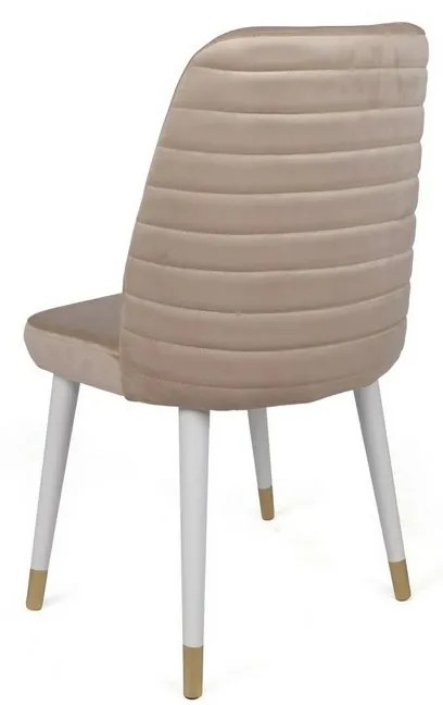 Set de scaune de sufragerie Hugo Cream and White,2 buc.