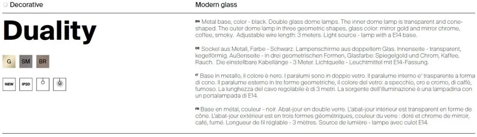 Lustra/Pendul design modern decorativ Duality
