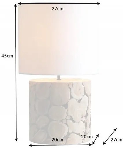 Veioza, Lampa de masa design unicat Pure Nature 45cm