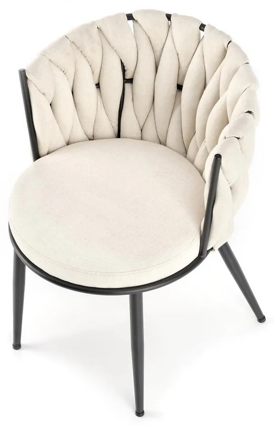 Scaun de bucaterie Noemi, crem