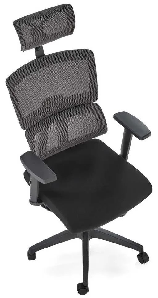 Scaun de birou Coleman, gri / negru