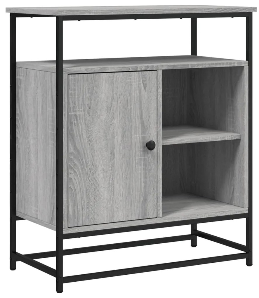 vidaXL Servantă, gri sonoma, 69x35x80 cm, lemn prelucrat