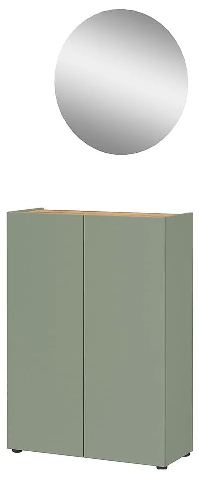 Set pentru hol verde deschis cu aspect de lemn de stejar 74x200x33 cm Alviano – Germania