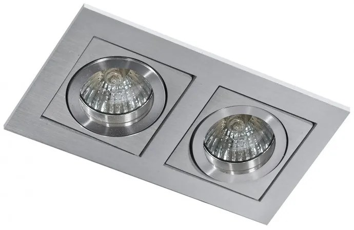 Spot incastrat tavan/plafon PACO 2 aluminiu