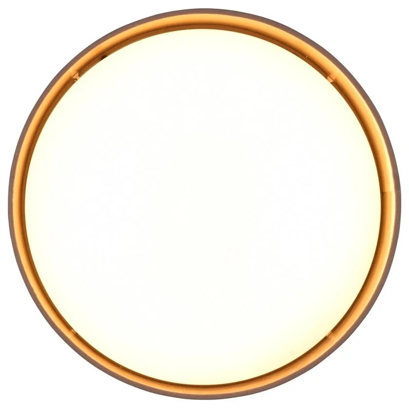 Plafonieră maro deschis LED ø 30 cm Locarno – Trio