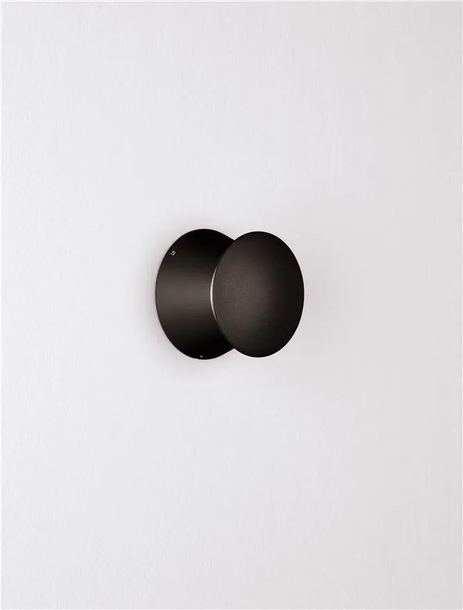 Mini Aplica perete exterior, Protectie IP65, RAY negru